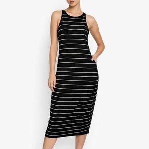 Athleta | Dresses | Nwt Athleta Sea Soft Rib Midi Tank Dress | Poshmark